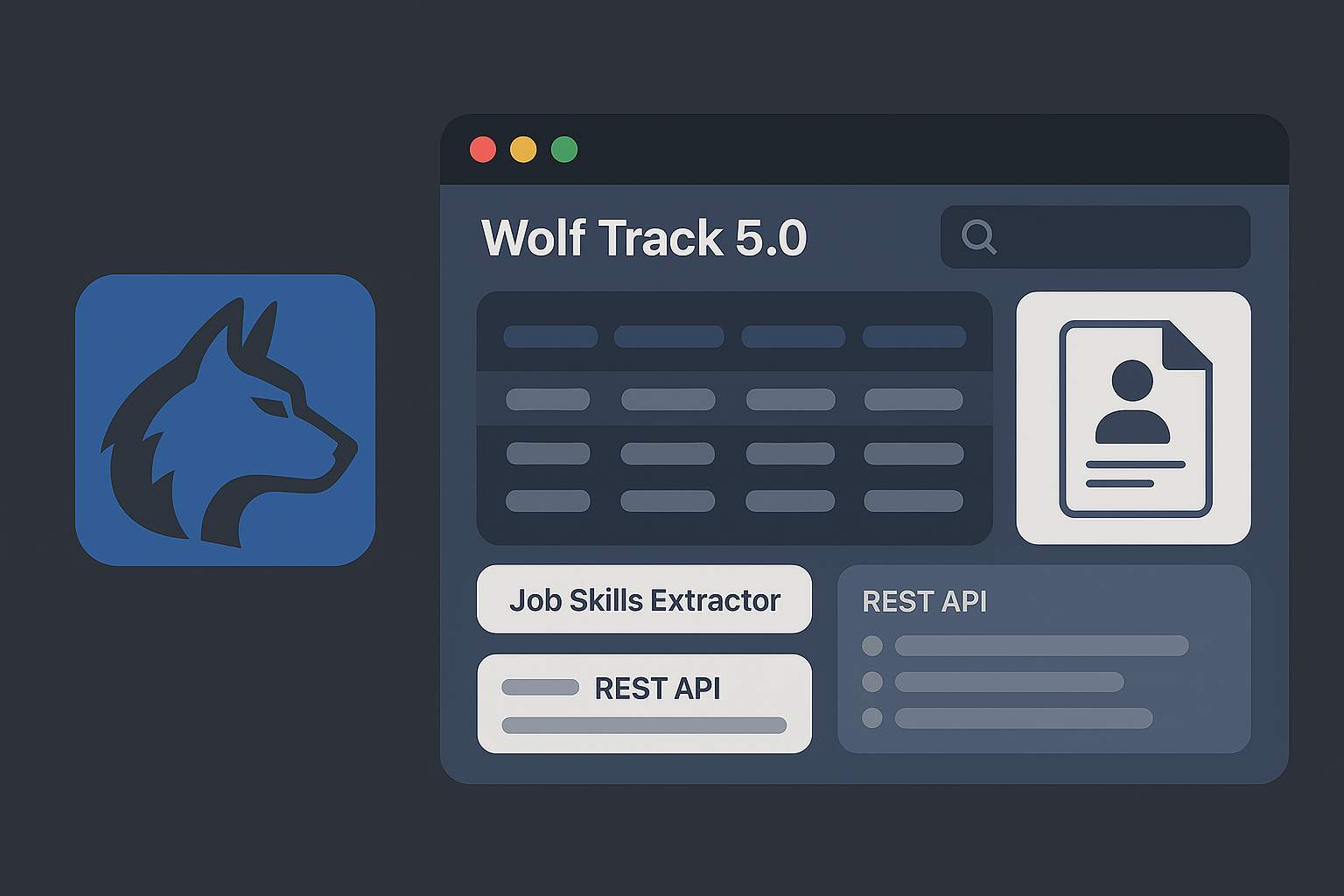 Wolf Track 5.0 - Job Application Management System preview